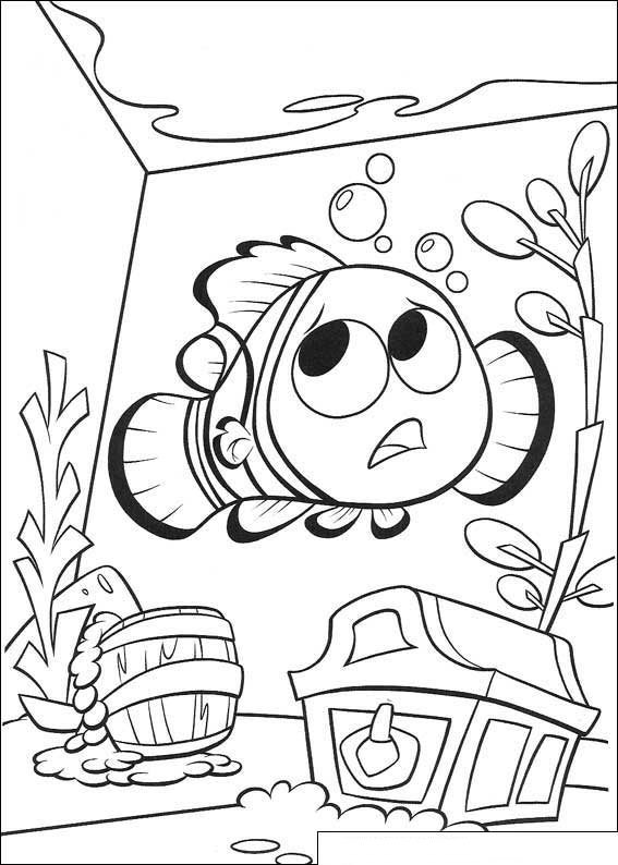 Plansa de colorat cu Nemo 26 19